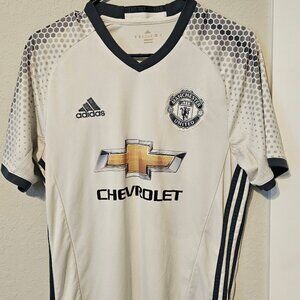 2016/2017 Manchester United Training Jersey White Medium